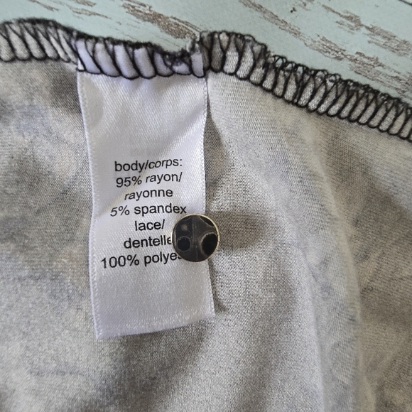 Maurices Black Purple and pink  v-neck flowy Tank Top - Picture 4 of 5